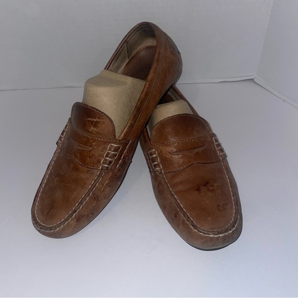 Polo Ralph Lauren Other - Polo Ralph Lauren Wes Brown Leather Penny‎ Loafers Size 10.5